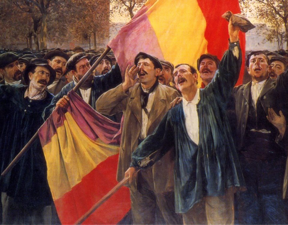 Manifestación-por-la-II-República-Española